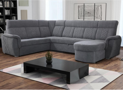 Wohnlandschaft Luxus Polster Modern Relax Sofa Couch Ecksofa U-form Sitz Möbel